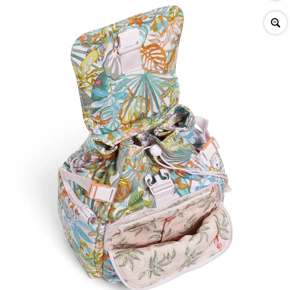 Vera Bradley Rain Forest Canopy Utility Backpack